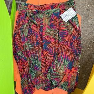 LulaRoe Madison Skirt - Tropical Print
